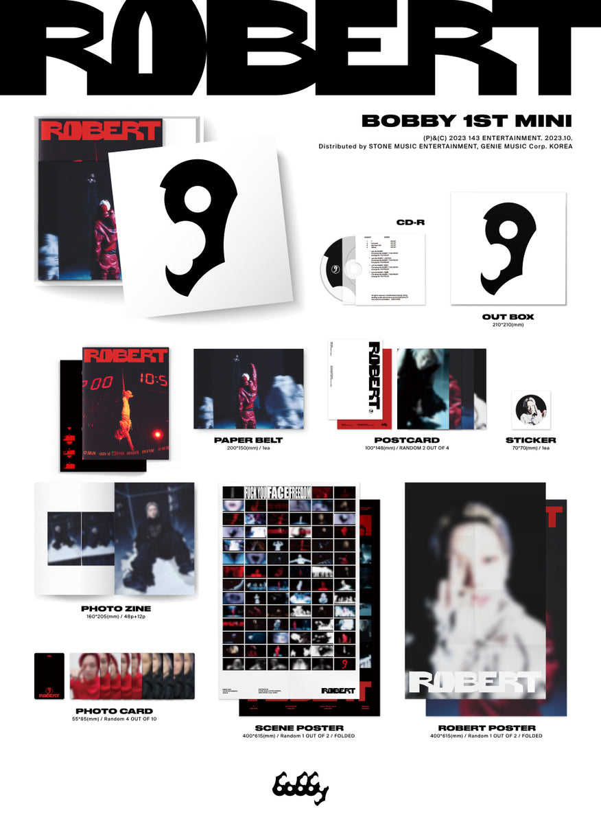 BOBBY iKON - 1st Mini Album ROBERT CD – KPOP MARKET