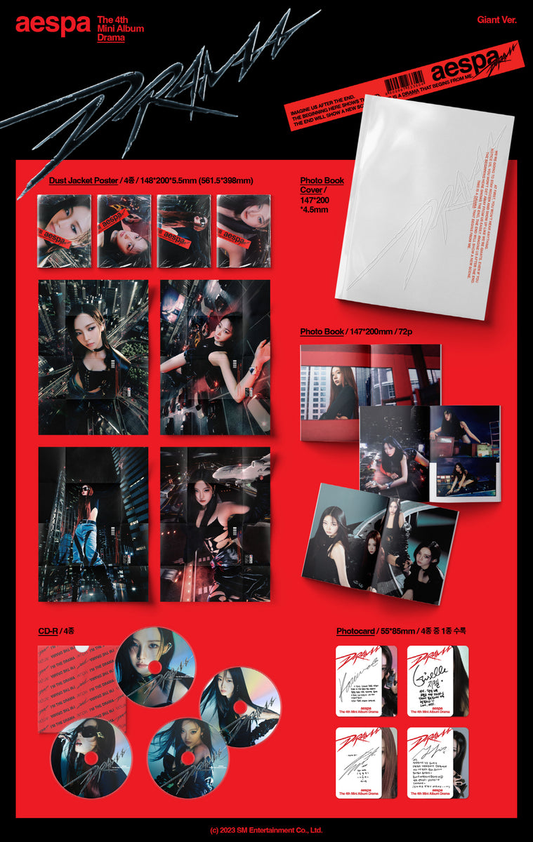 韓国CD 4Minute - For Muzik 韓国盤 未開封開封 AESPA - 4th Mini Album Drama Giant ver. CD – KPOP MARKET