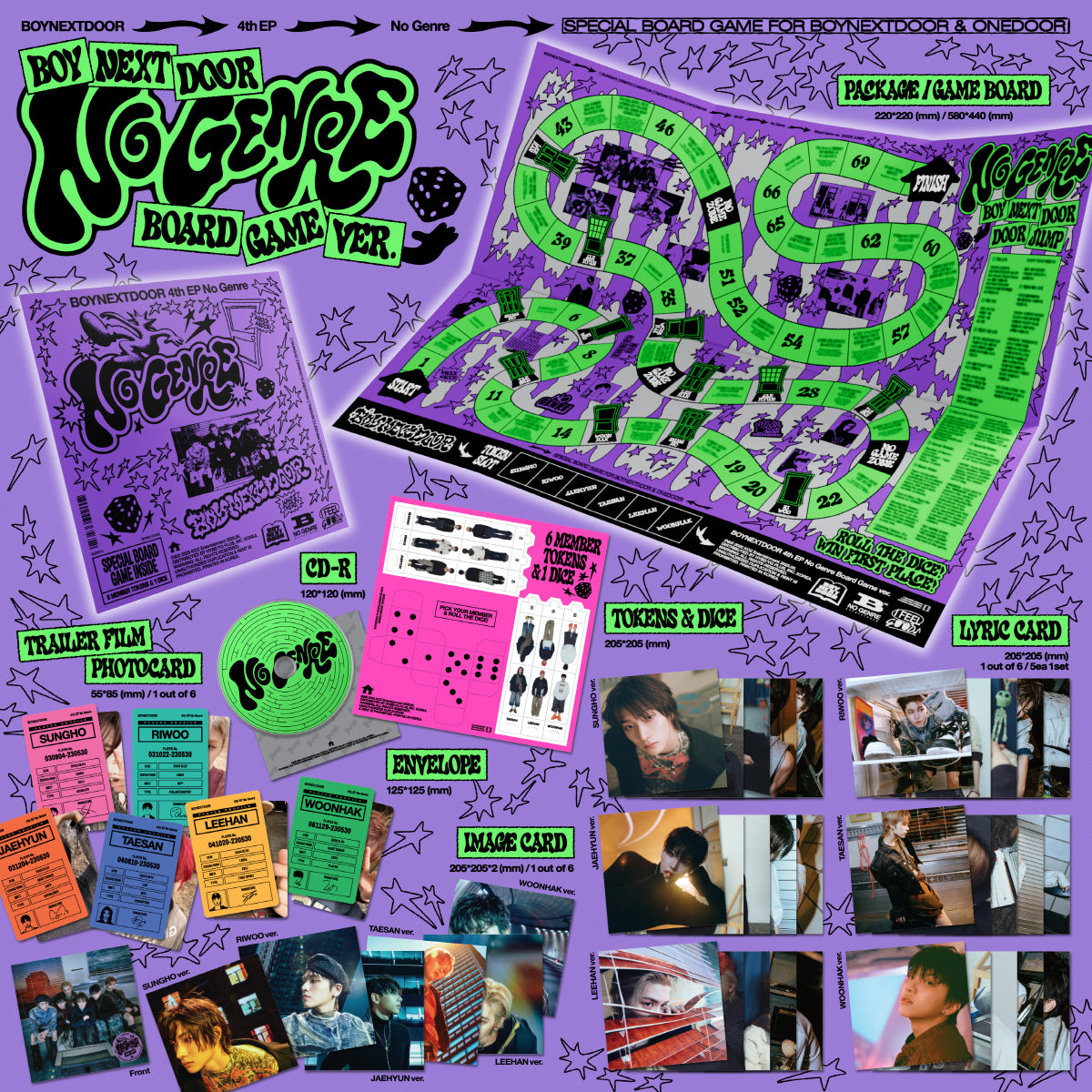 Boynextdoor - 4th EP No Genre Board Game version CD – KPOP