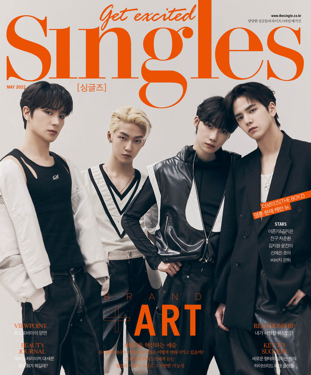MAGAZINE] SINGLES MAGAZINE - KOREAN MAY 2022 THE BOYZ YOUNGHOON