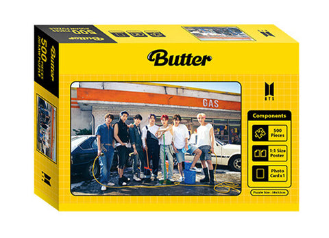 BTS - JIGSAW PUZZLE 500pcs [BUTTER 2] + On Pack Poster + Photocard