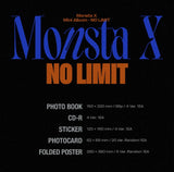 MONSTA X - NO LIMIT (10th Mini Album) Album+Extra Photocards Set