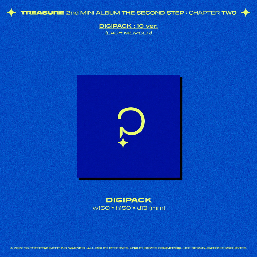 TREASURE - 2nd Mini Album THE SECOND STEP : CHAPTER TWO (DIGIPACK