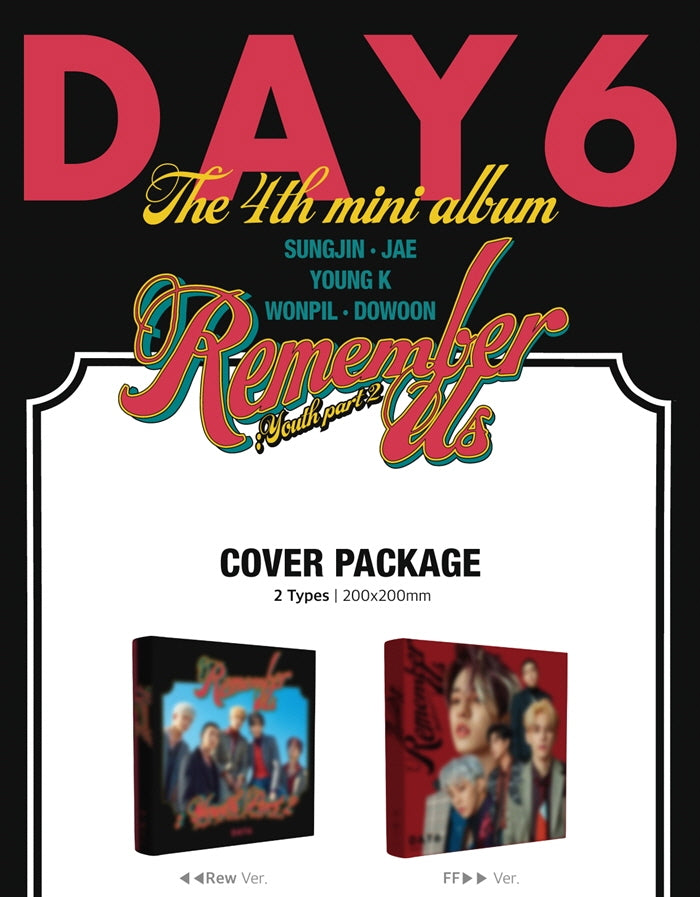 DAY6 - REMEMBER US : YOUTH PART 2 (4th Mini Album) – KPOP MARKET
