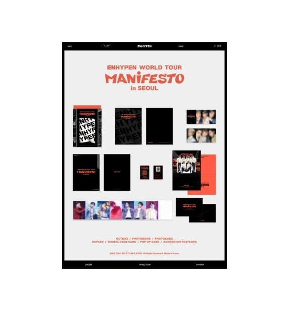 ENHYPEN - 'MANIFESTO : DAY 1' Album – I HEART KPOP Australia