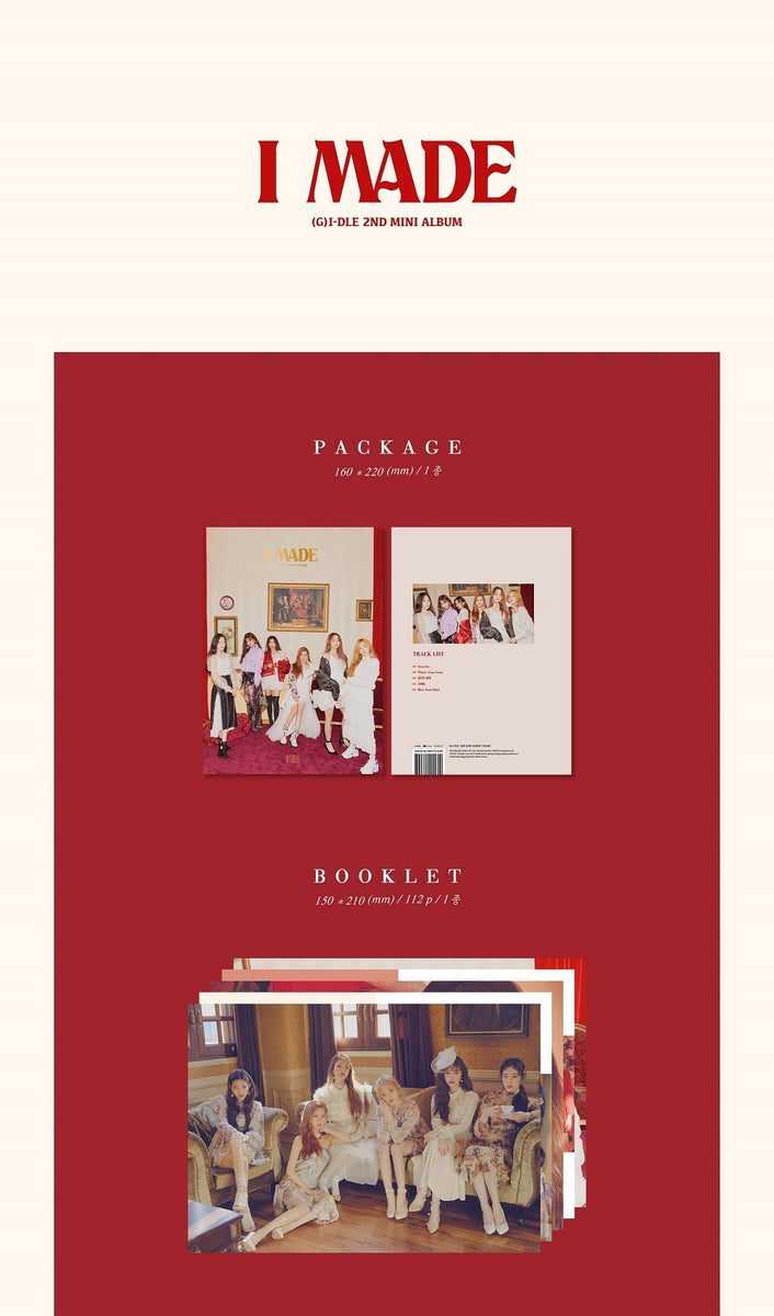 (G)I-DLE 2nd Mini Album \"I MADE\" アルバム I made | (G)I-DLE Wiki | Fandom