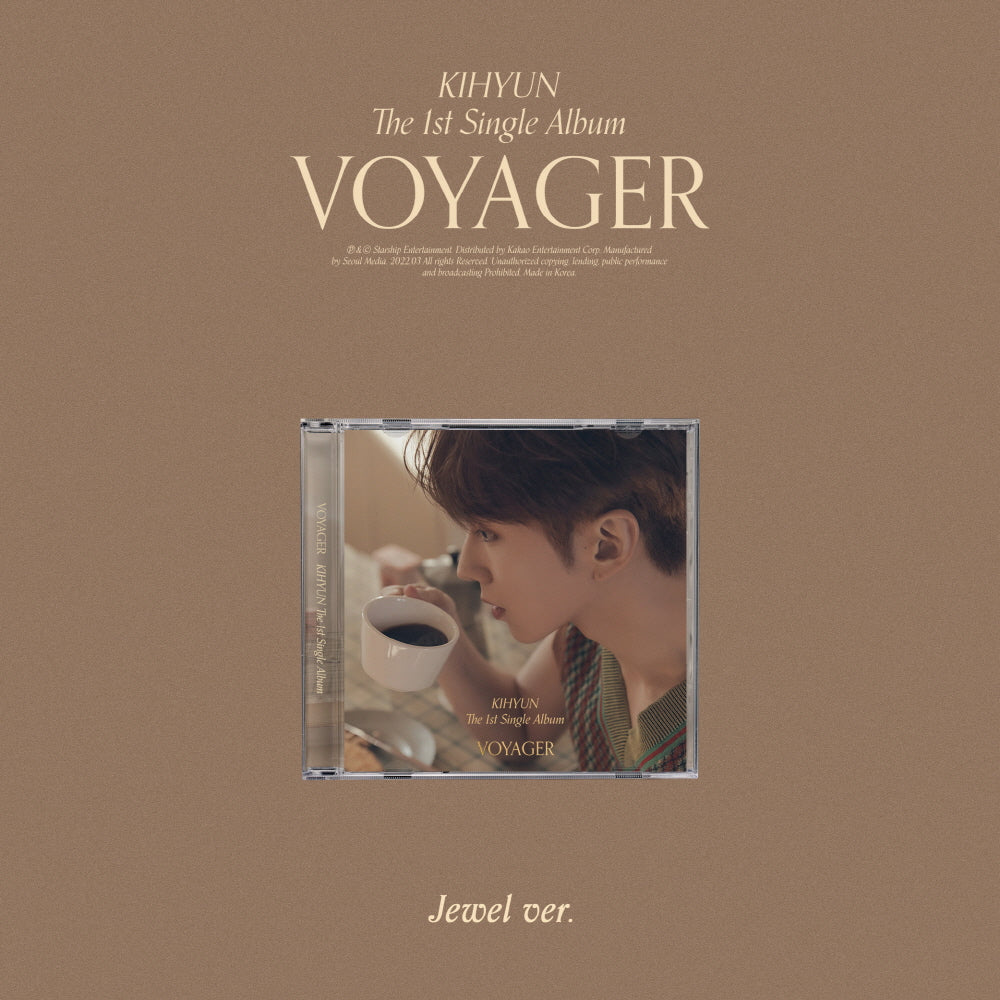 Family　VOYAGER　[JEWEL　Chart　MONSTA　Store]　[Hanteo　ver.]　MARKET　KPOP　–　X　Album+Extra　Album)　Single　(1st　KIHYUN　Gaon