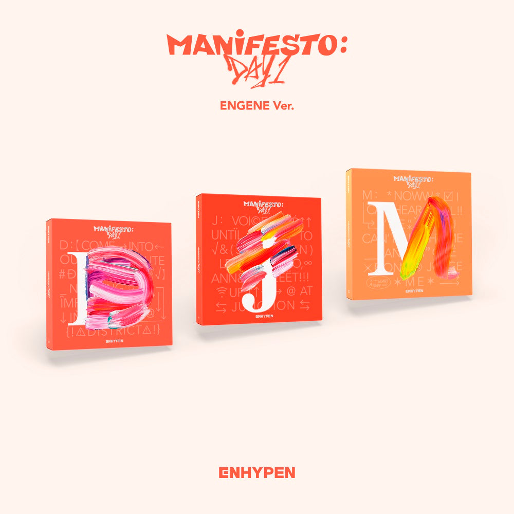 Enhypen Manifesto Day 1 selling CD Album Lot Select Version All Inclusions + Photocard