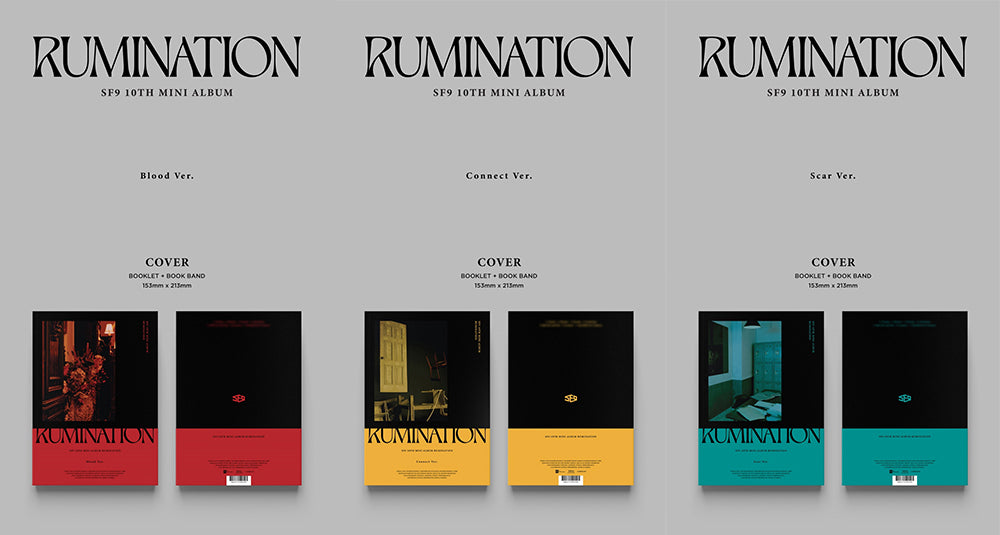 SF9 - RUMINATION (10th Mini Album) Album+Extra Photocards Set