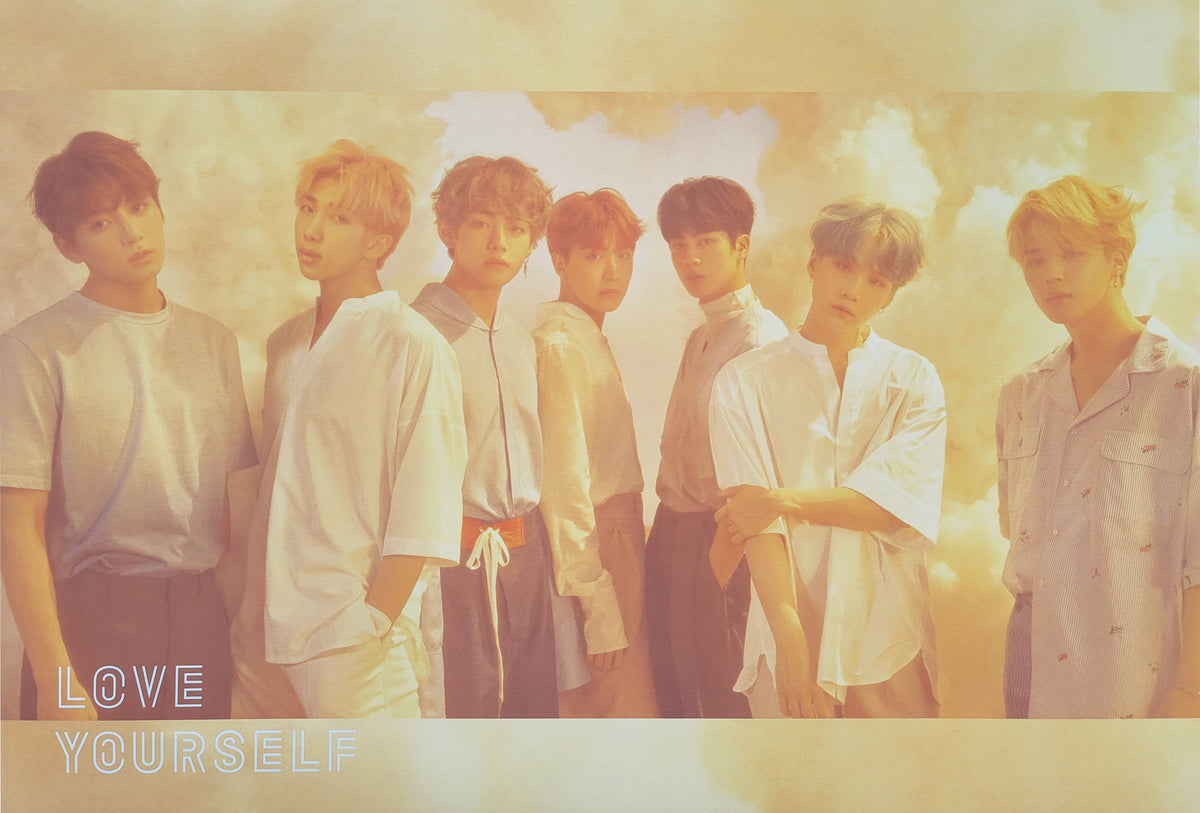 LOVE YOURSELF HER OFFICIAL POSTER with Tube Case KPOP MARKET