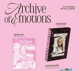 RYU SU JEONG - Archive of emotions (Vol.1) Album