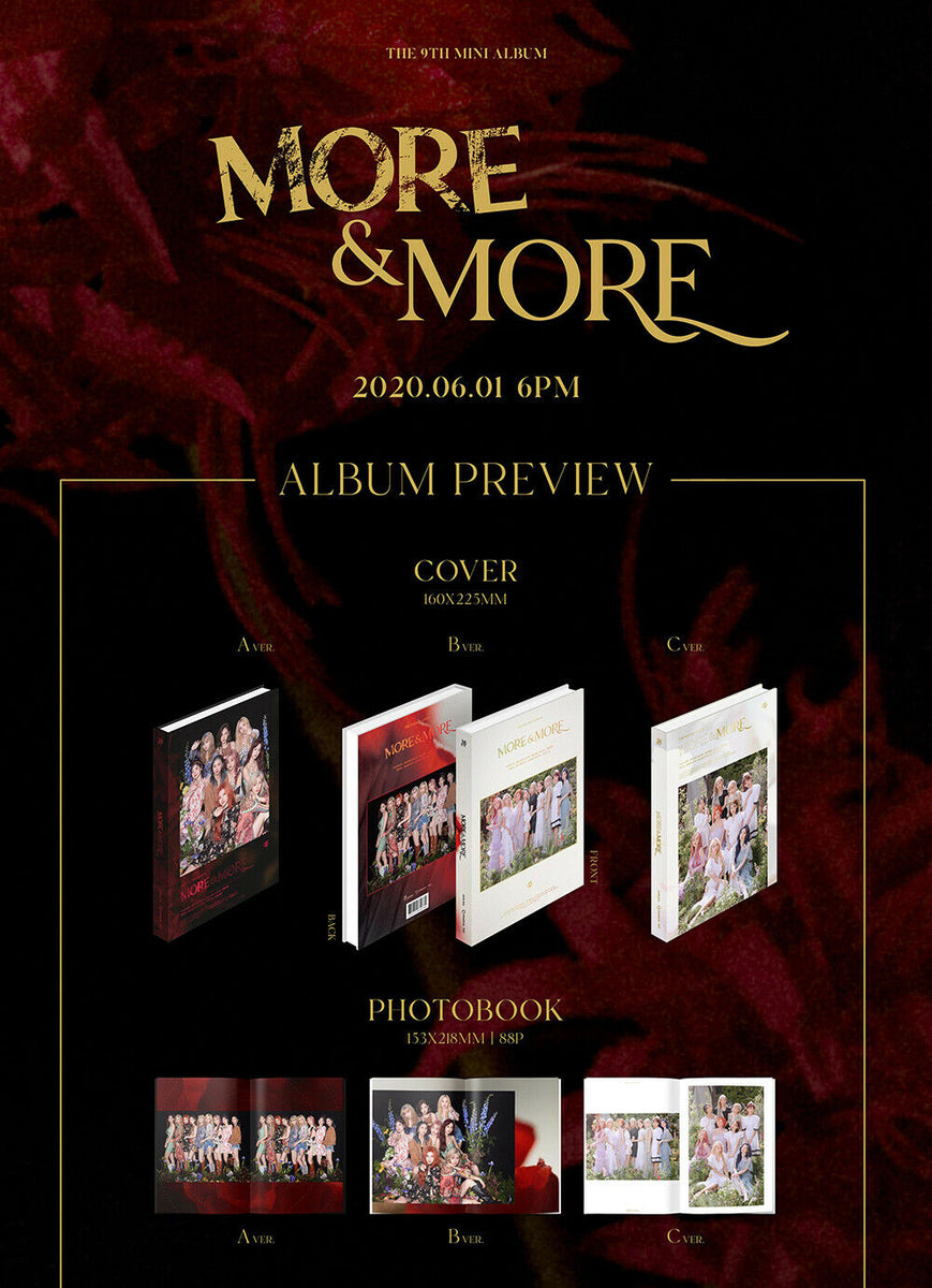 TWICE - More & More (9th Mini) Album+Free Gift – KPOP MARKET