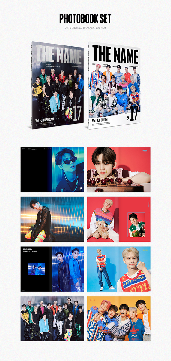 SEVENTEEN - 2022 SVT PHOTOBOOK THE NAME;17 – KPOP MARKET SEVENTEEN - 2022 SVT PHOTOBOOK THE NAME;17 – KPOP MARKET
