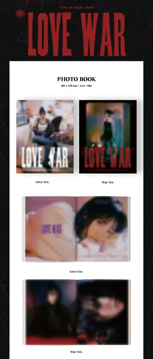 YENA - Love War (1st Single Album) – KPOP MARKET