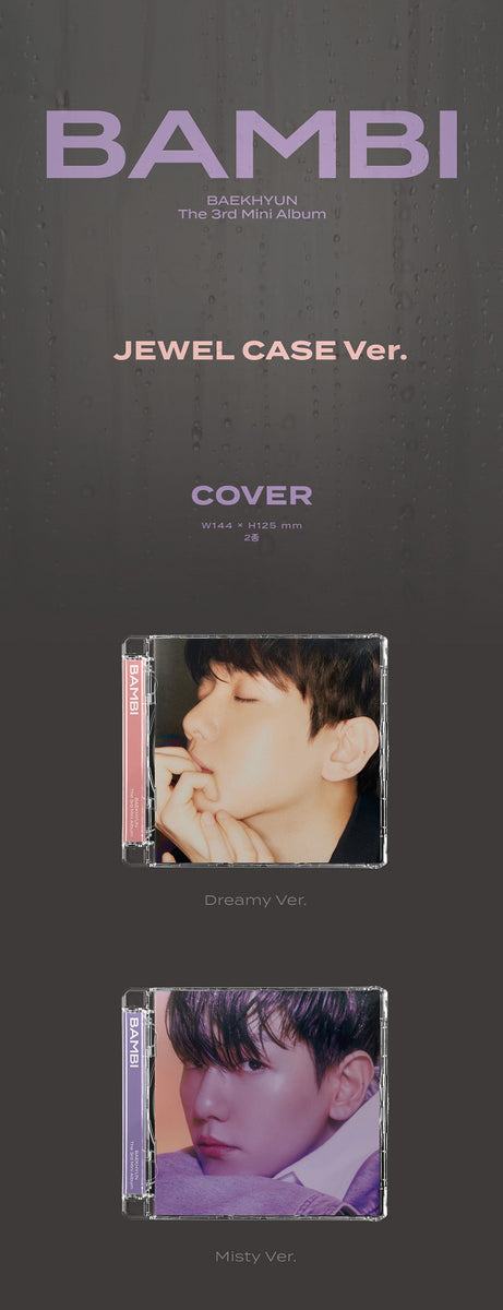 BAEKHYUN - 3rd Mini Album Bambi (Jewel case ver.) – KPOP MARKET