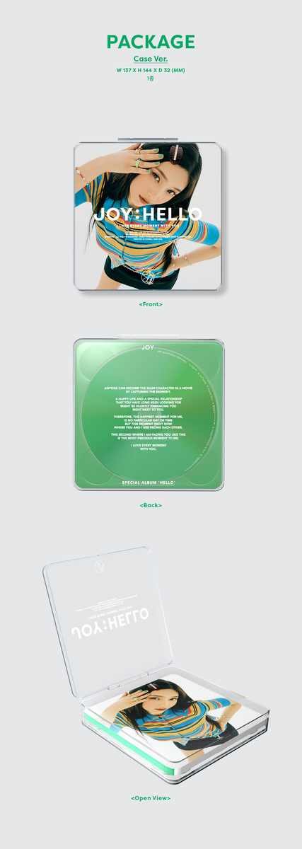 JOY RED VELVET - Hello [Case ver.] Album+Extra Photocards