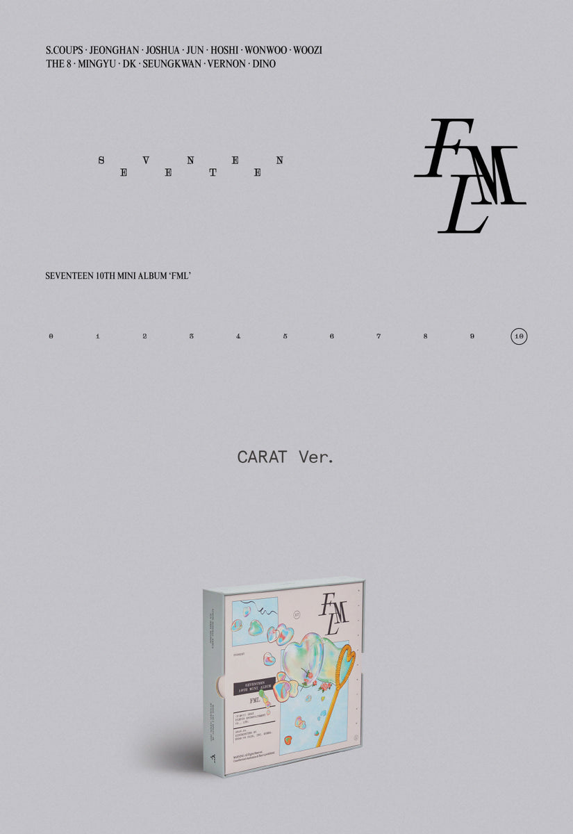 WEVERSE POB] SEVENTEEN - 10th Mini Album [FML] CARAT Ver