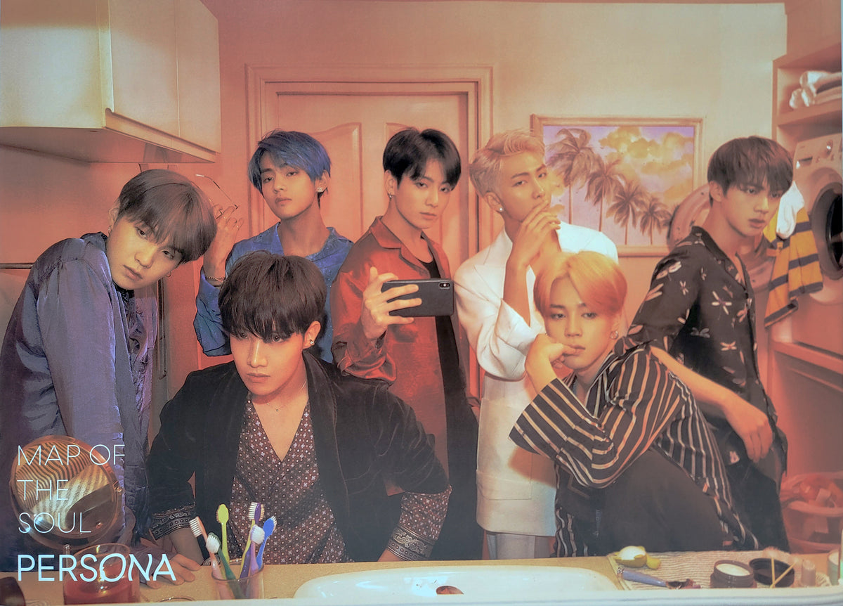 MAP OF THE SOUL : PERSONA OFFICIAL POSTER with Tube Case – KPOP MARKET