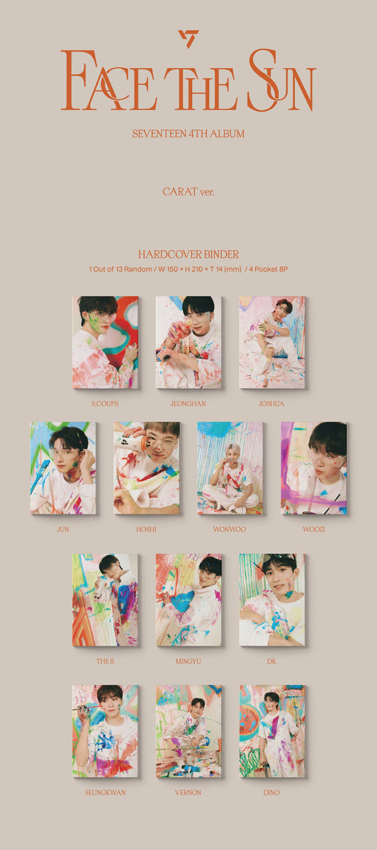 セブチ SEVENTEEN Be The Sun caratzone スングァン SEVENTEEN - Face the Sun [CARAT ver.] 4th Album+Free Gift