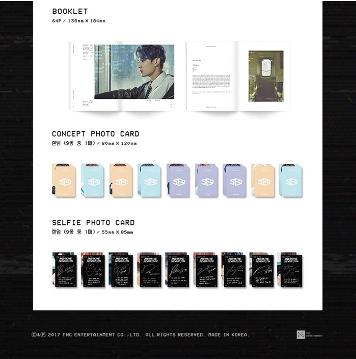 SF9 - BREAKING SENSATION (2nd Mini) Album + Booklet + Concept Photocar –  KPOP MARKET [Hanteo & Gaon Chart Family Store]