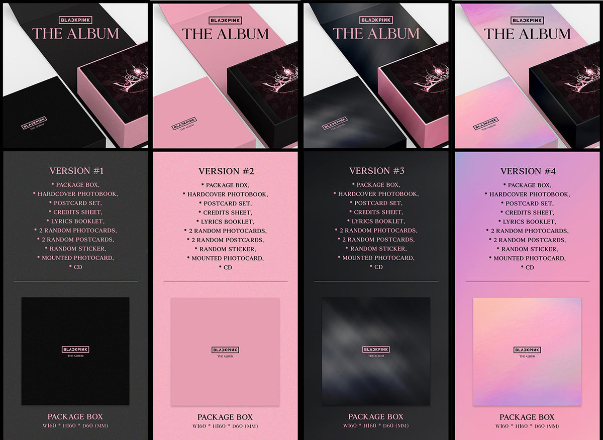BLACKPINK まとめ売り アルバム BLACKPINK - THE ALBUM (Vol.1) Album+Extra Photocards Set – KPOP MARKET