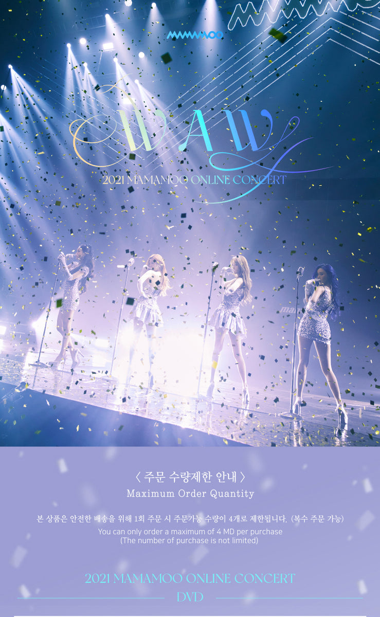 MAMAMOO - WAW CONCERT DVD – KPOP MARKET [Hanteo