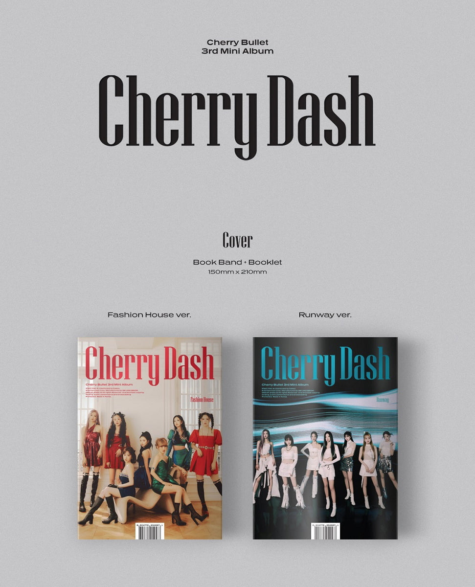 CHERRY BULLET - 3rd Mini Album Cherry Dash (Fashion House Ver.) CD + Libretto 72p + Poster Pieghevole + Accessori