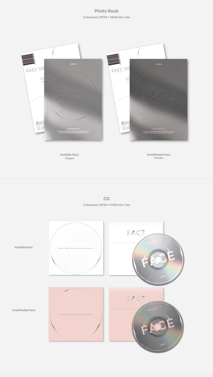 JIMIN BTS - FACE Album+Free Gift – KPOP MARKET