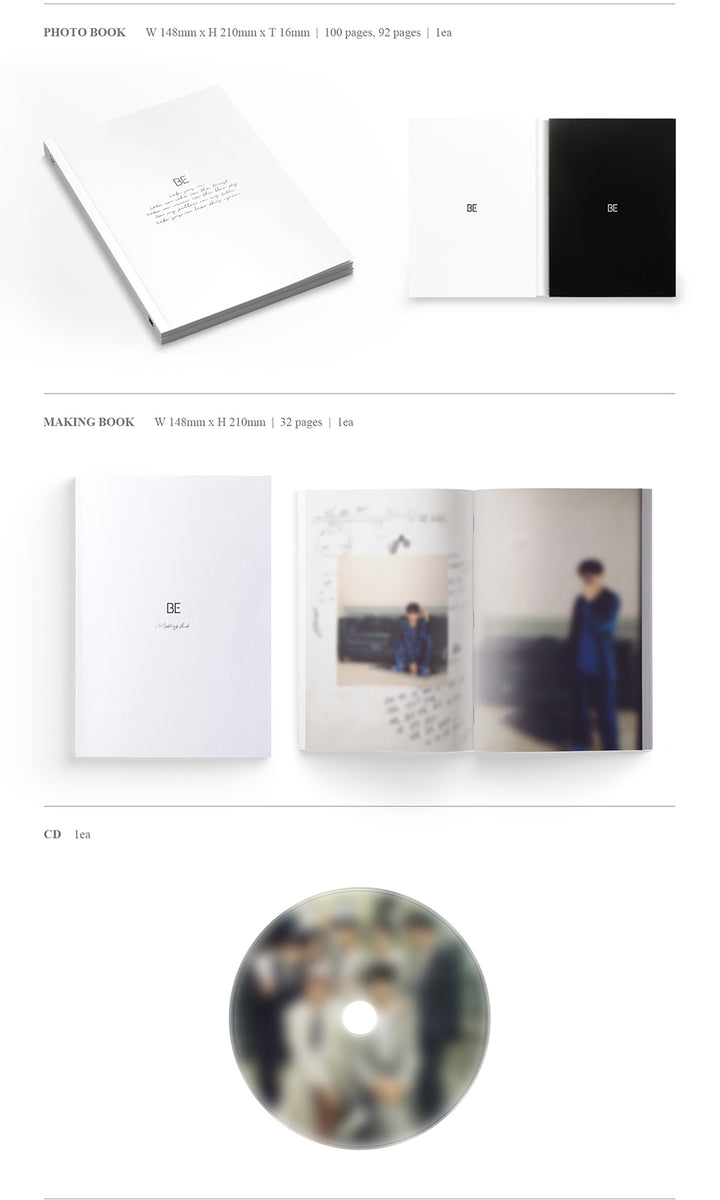 BTS - BE [Deluxe Edition] Full Package Album+Extra Hologram