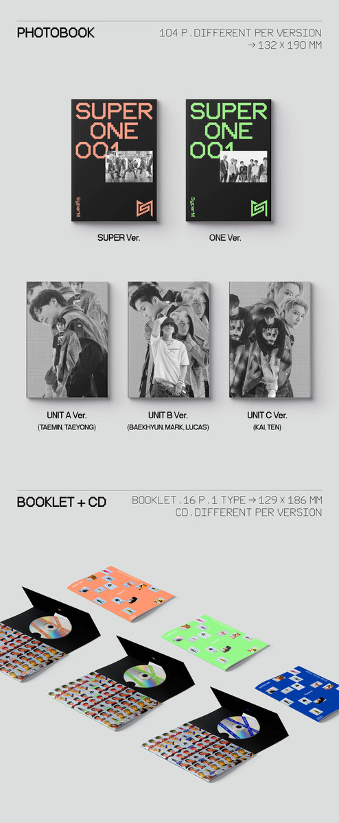 SuperM - Super One (Random ver.) CD – KPOP MARKET