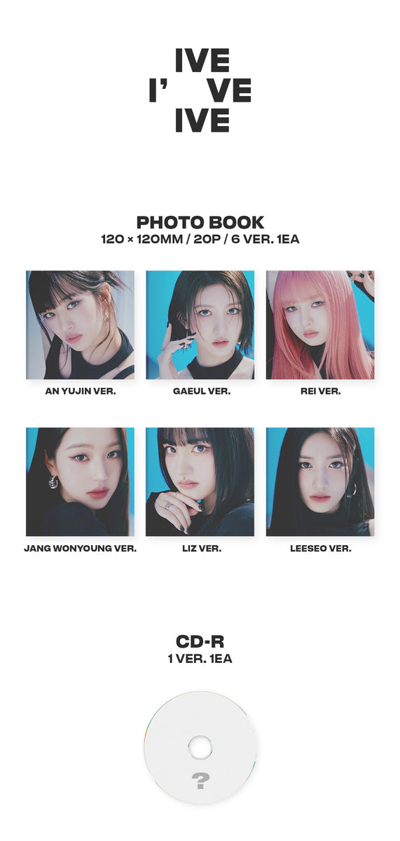 IVE (アイヴ) CD まとめ売り IVE - Vol.1 I've IVE Jewel Case Limited version CD – KPOP MARKET