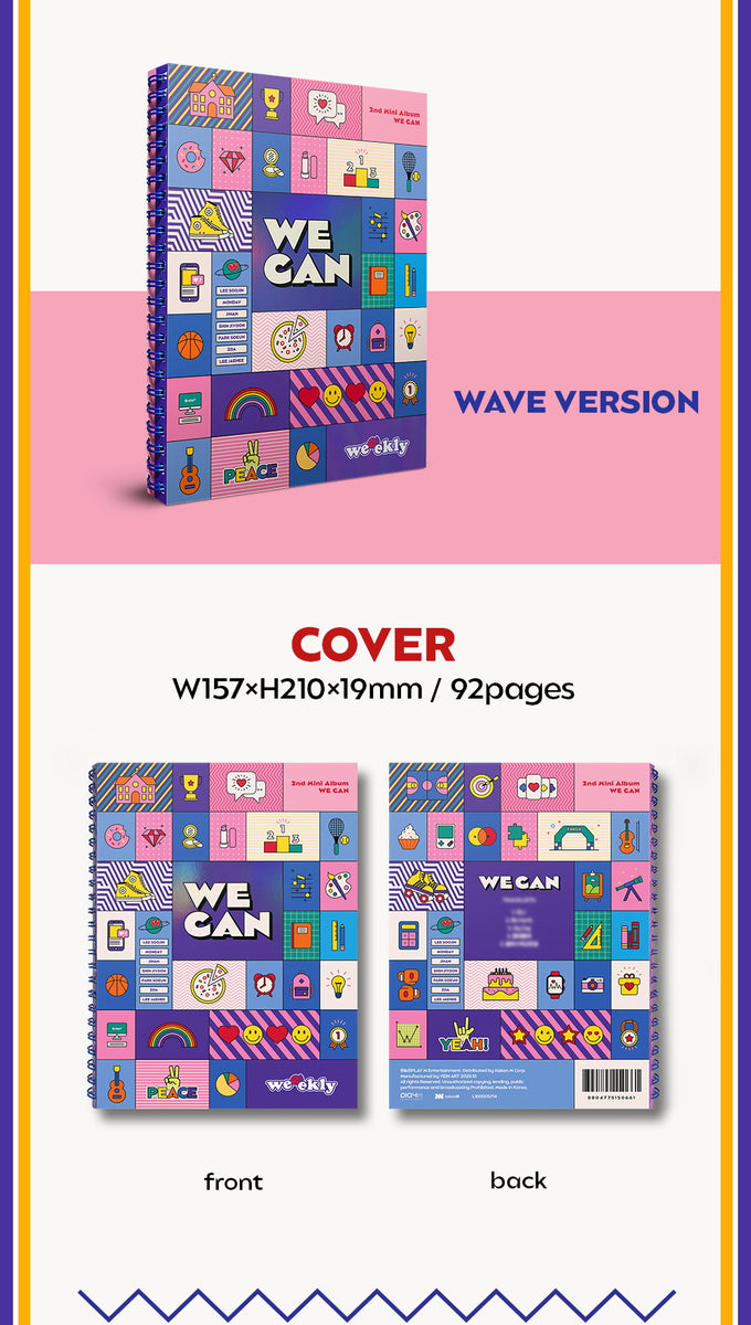 Weeekly - We can (2nd Mini Album) Album+Extra Photocards Set