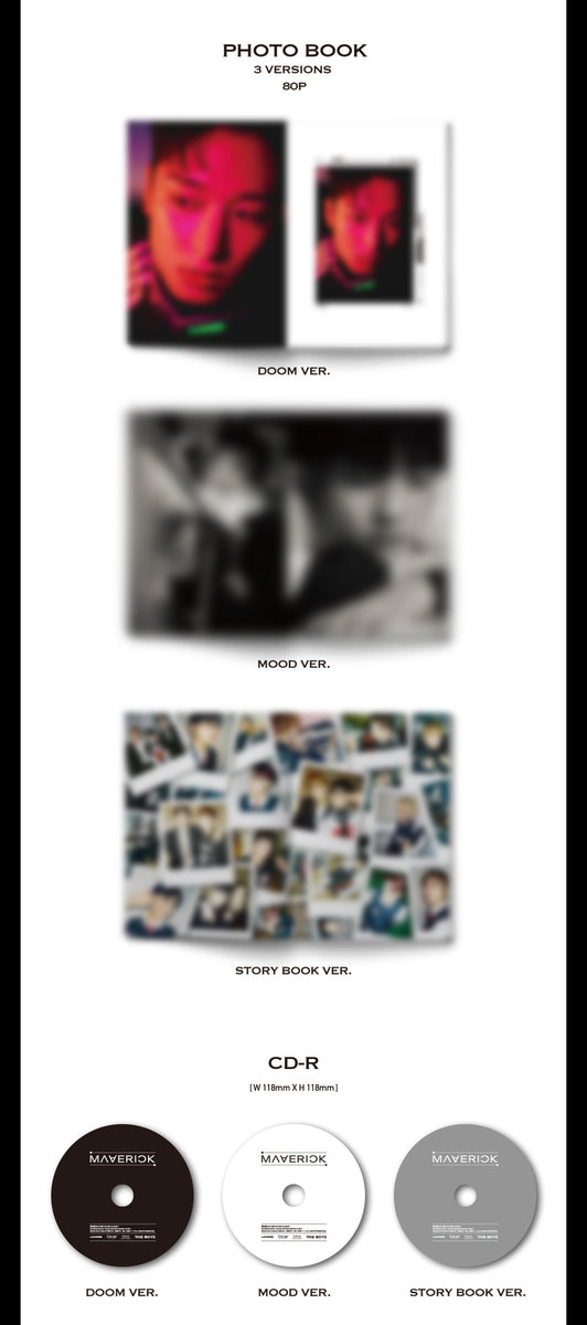 THE BOYZ - MAVERICK (3rd Single Album) Album+Extra
