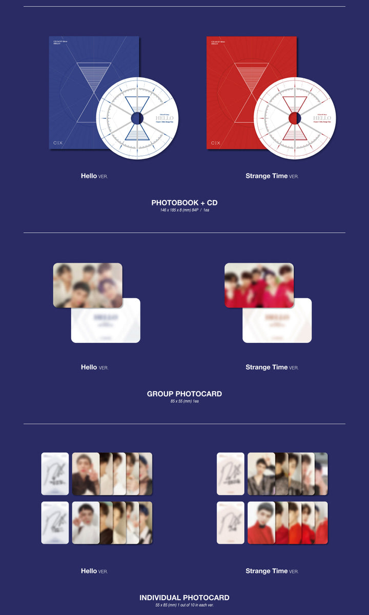 CIX - 3rd Mini Album 'HELLO' Chapter 3. Hello, Strange Time