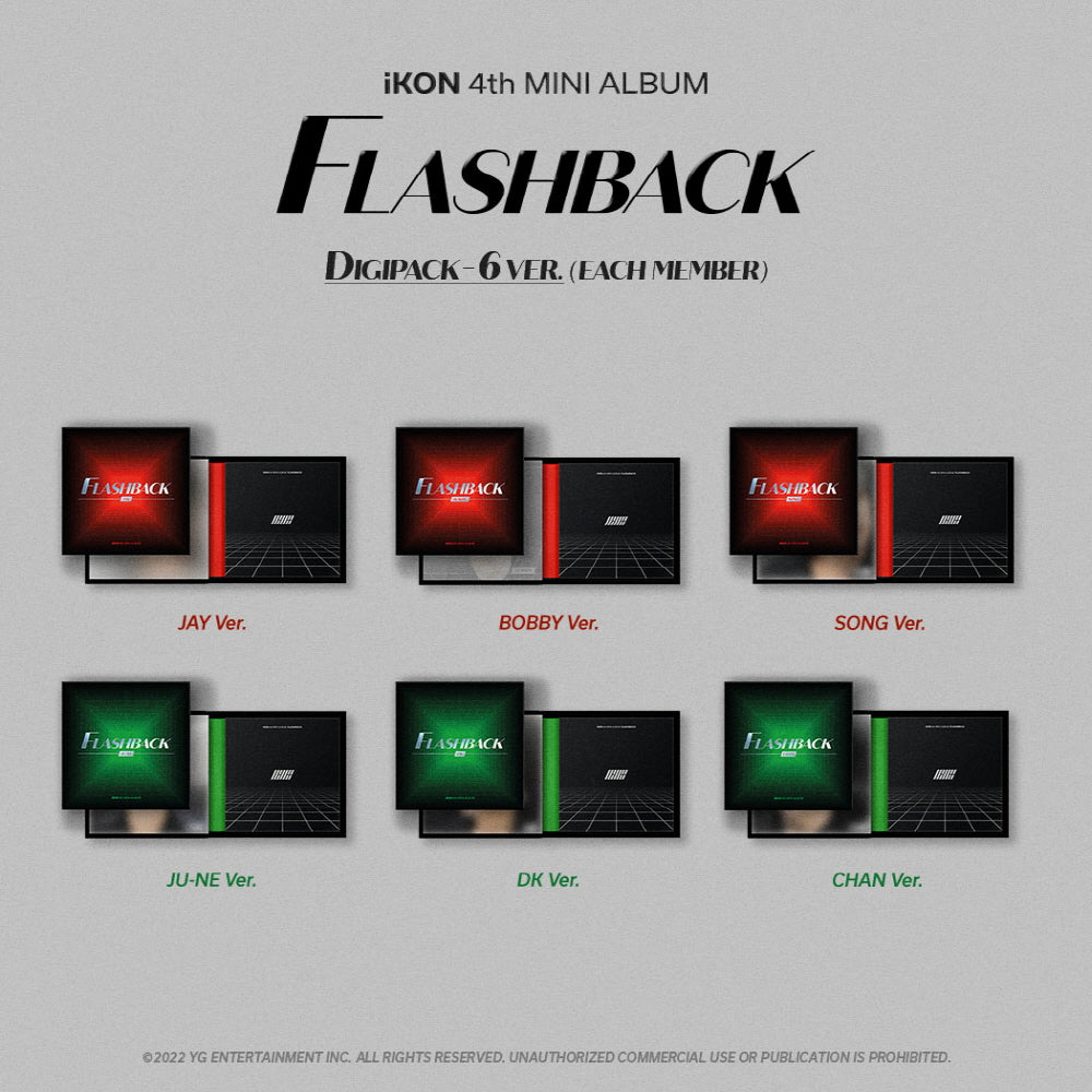 iKON - Flashback [Digipack ver.] 4th Mini Album+Extra
