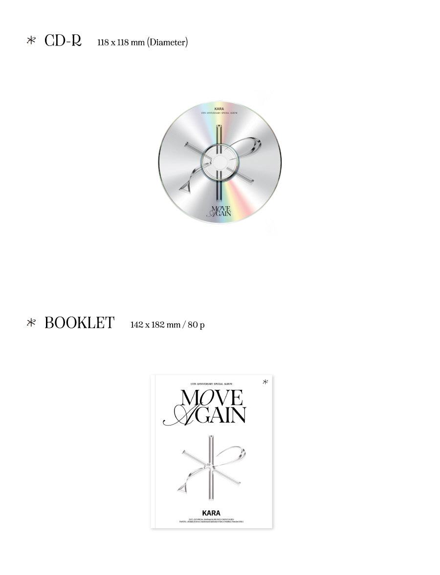 KARA - KARA 15th Anniversary Special Album MOVE AGAIN CD – KPOP MARKET