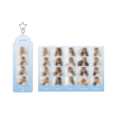 [PRE-ORDER] ILLIT 3rd Mini Album bomb Official Merch - 4 CUT PHOTO HOLDER KEYRING