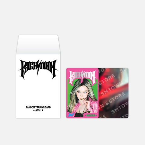 [PRE-ORDER] aespa WEEK Rich Man POP-UP Official MD - RANDOM TRADING CARD SET_A ver.