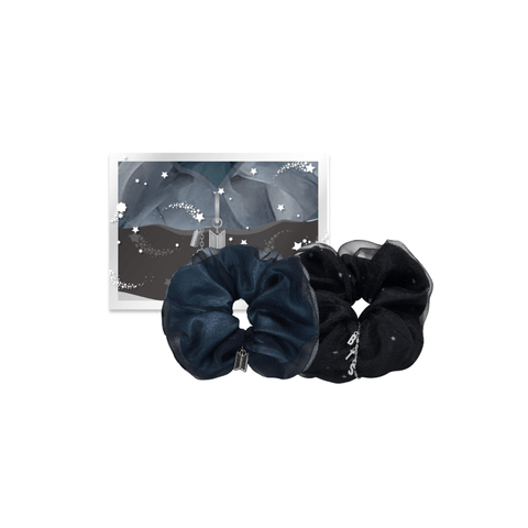 [PRE-ORDER] 2025 BTS FESTA x Weverse Official Merch - Organza Scrunchie Set for Midnight