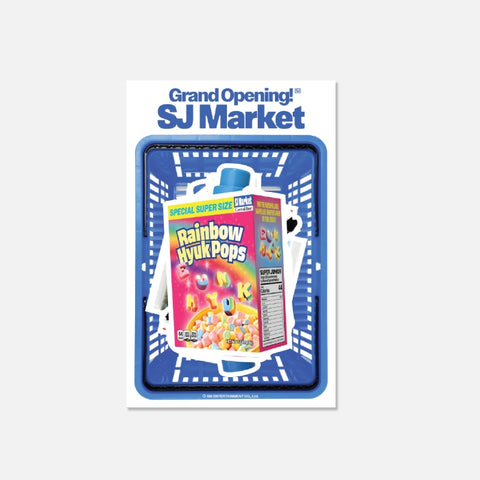 [PRE-ORDER] SUPER JUNIOR Grand Opening! SJ Market MD - REMOVABLE STICKER