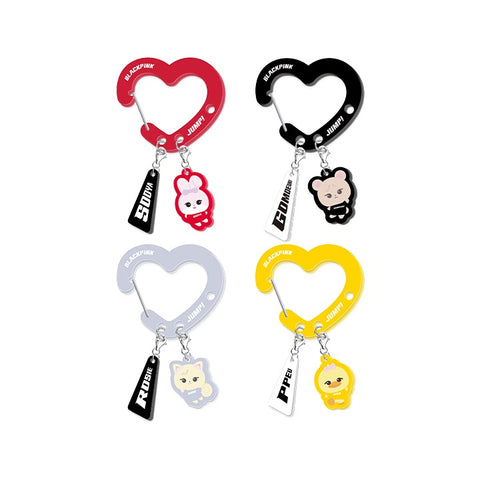 [PRE-ORDER] BLACKPINK JUMP Official Merch - CHARACTER ACRYLIC CARABINER KEYRING