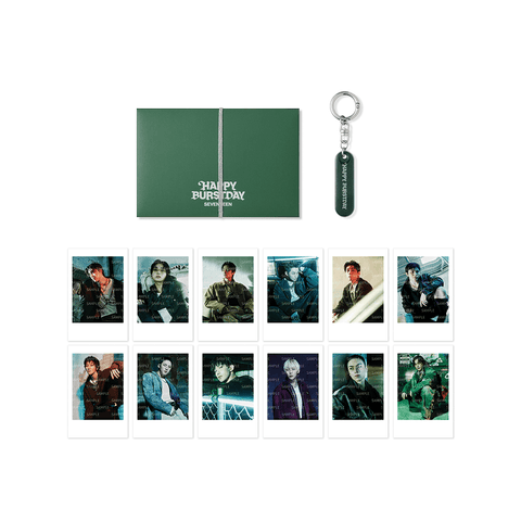 [PRE-ORDER] SEVENTEEN HAPPY BURSTDAY Official MD - Instant Photo & Acrylic Keyring Set (NEW ESCAPE VER.)