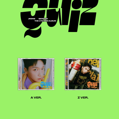 JEONG SE WOON - 6th Mini Album Quiz Jewel version CD