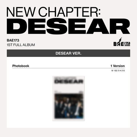 BAE173 - Vol.1 New Chapter : Desear Desear Ever ver.