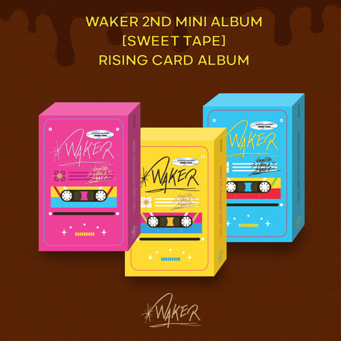 WAKER - 2nd Mini Album Sweet Tape Rising Card (Platform) Album