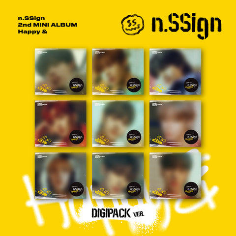 n.SSign - 2nd Mini Album Happy & [Digipack ver.]
