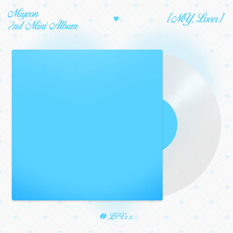MIYEON - MY, Lover [LP Ver.] 2nd Mini Album+Folded Poster