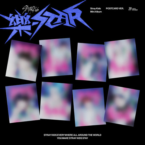 [EXCLUSIVE POB] Stray Kids - 樂-STAR [POSTCARD Random ver.] Album+Pre-Order Benefit