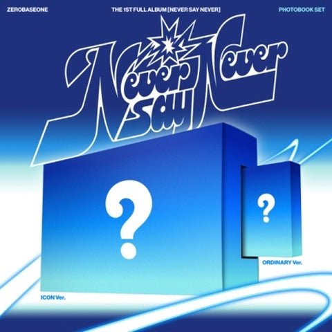 [EXCLUSIVE POB] ZEROBASEONE - NEVER SAY NEVER [PHOTOBOOK ICON Ver.] Album+Pre-Order Gift