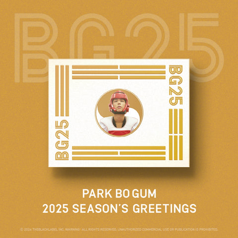 Park Bo gum 2025 SEASON’S GREETINGS